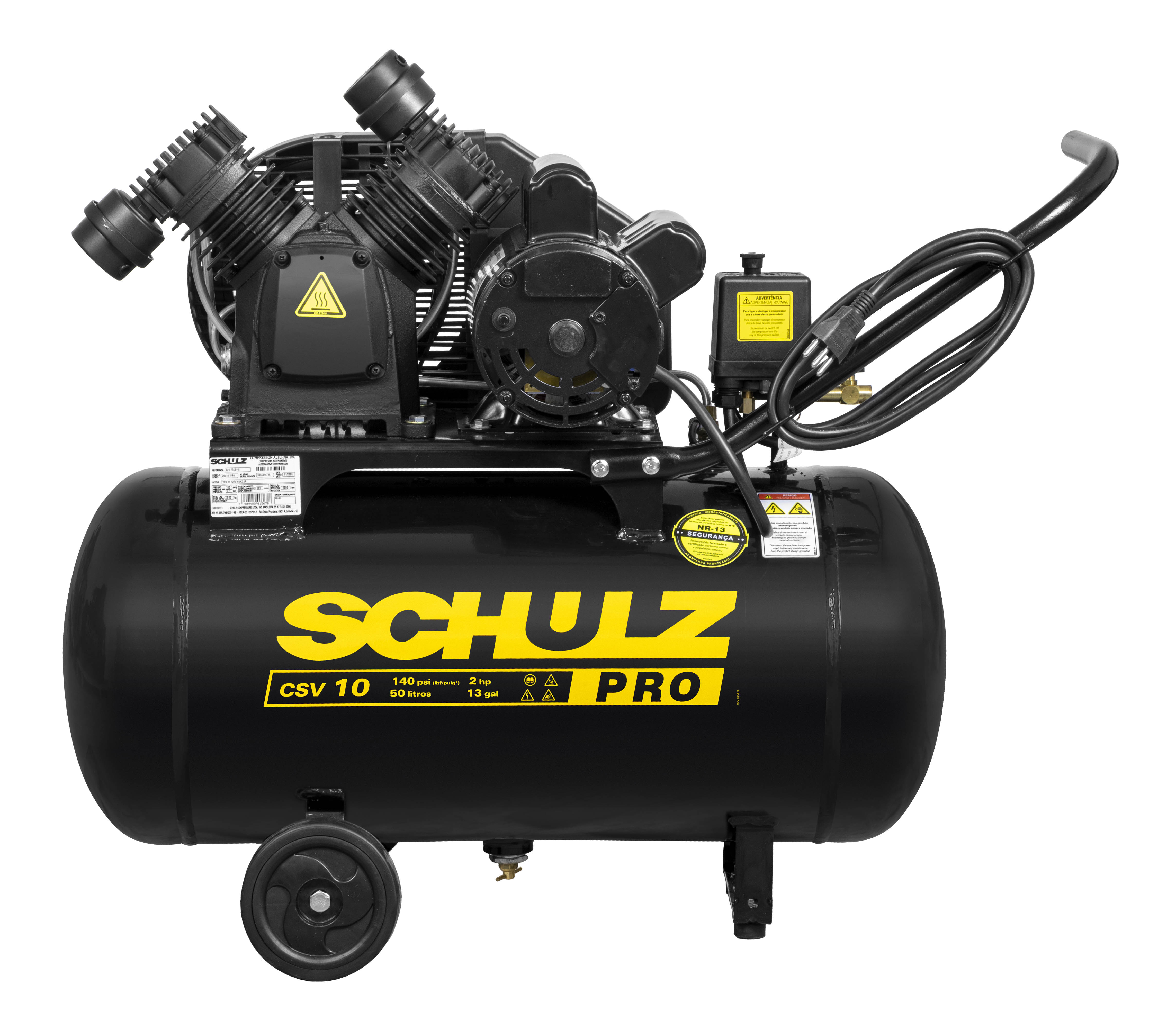 Compressor Pro CSV 10/50 - 10 pcm 50 litros 2 hp