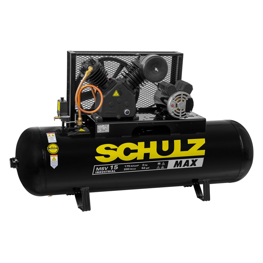 Compressor Max MSV 15/200 - 15 pcm 200 litros 3 hp