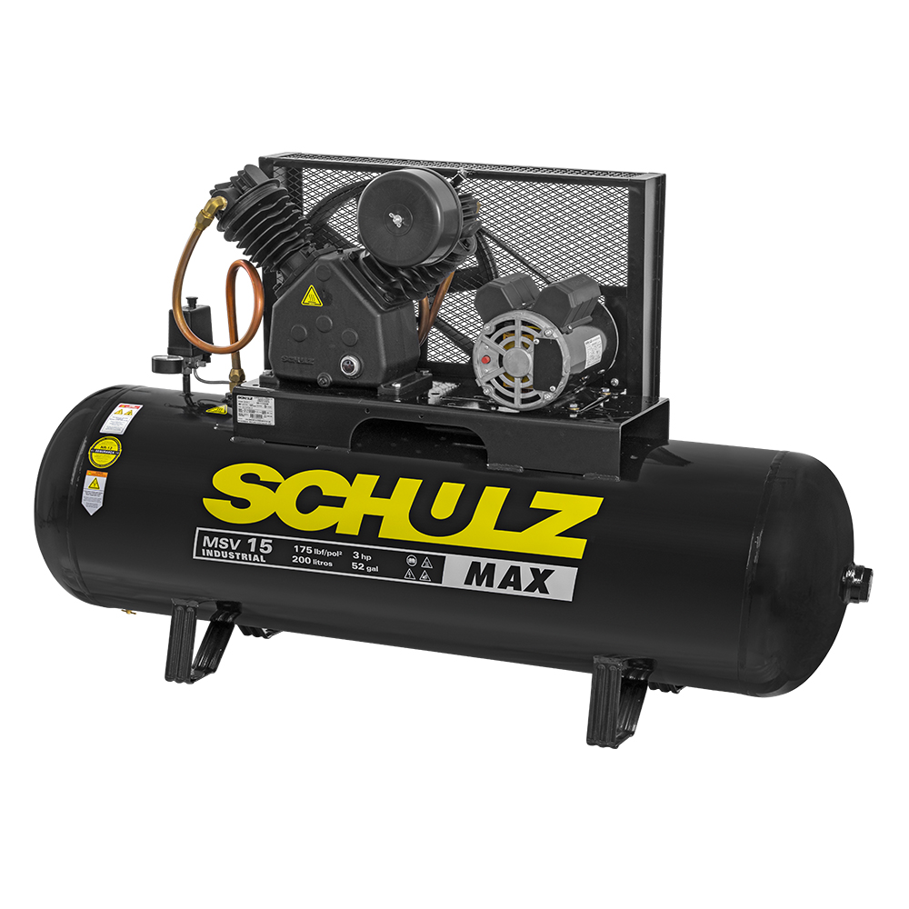 Compressor Max MSV 15/200 - 15 pcm 200 litros 3 hp