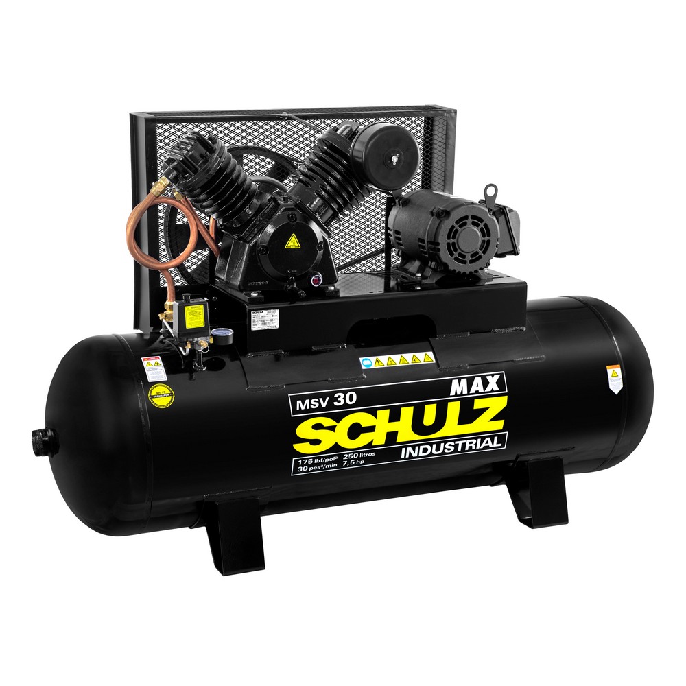 Compressor Max MSV 30/250 - 30 pcm 250 litros 7,5 hp