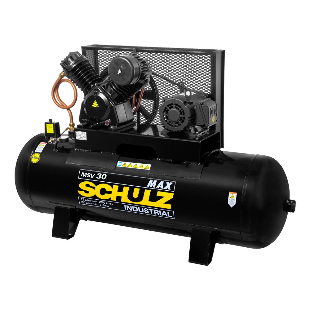 Compressor Max MSV 30/250 - 30 pcm 250 litros 7,5 hp