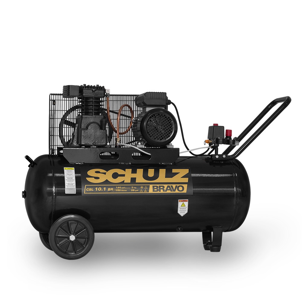 Compresor Bravo CSL 10.1BR/100 - 10 pcm 100 litros 2 hp