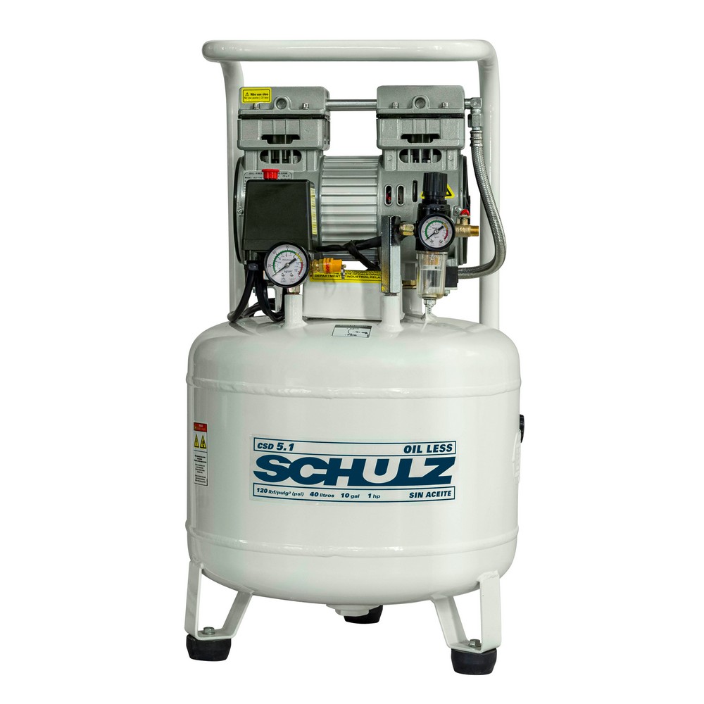 Oil Less Compressor CSD 5.1/40 - 5 SCFM 40 liters 1 hp