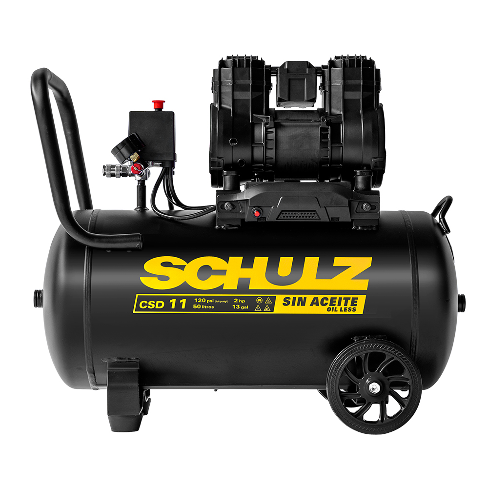 Compresor Libre de Aceite CSD 11/50 - 11 pcm 50 litros 2 hp