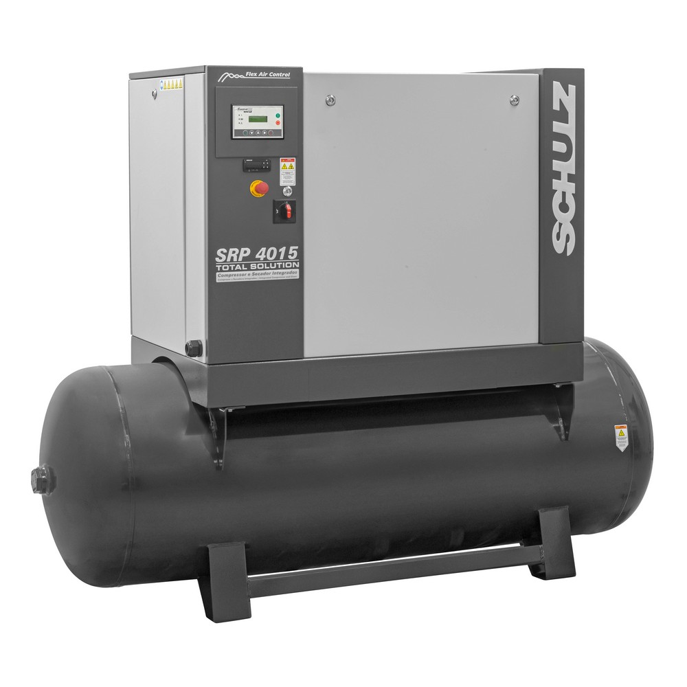 Compressor de Parafuso SRP 4015E TS - 15 hp 500 litros com secador integrado