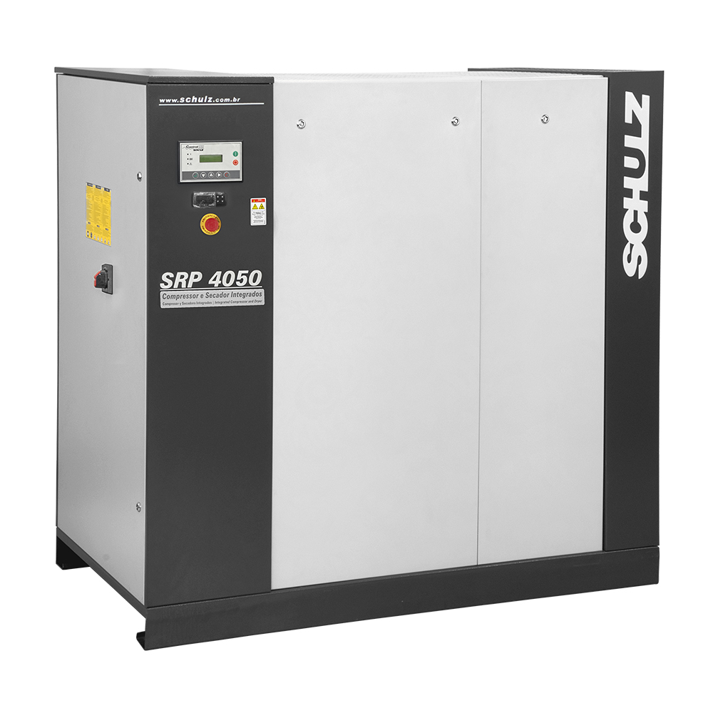 Compressor de Parafuso SRP 4050E ADS - 50 hp ar direto com secador integrado