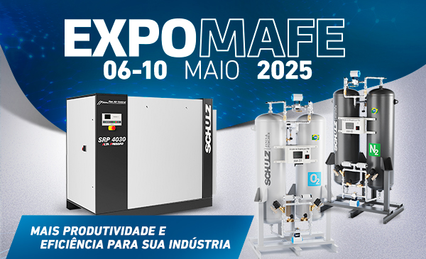 SCHULZ APRESENTA NOVA LINHA DE GERADORES DE GASES INDUSTRIAIS NA EXPOMAFE 2025